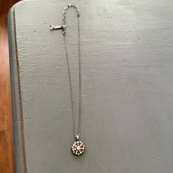 Mariana Crystal Guardian Angel Pendant Necklace - Picture 4 of 10